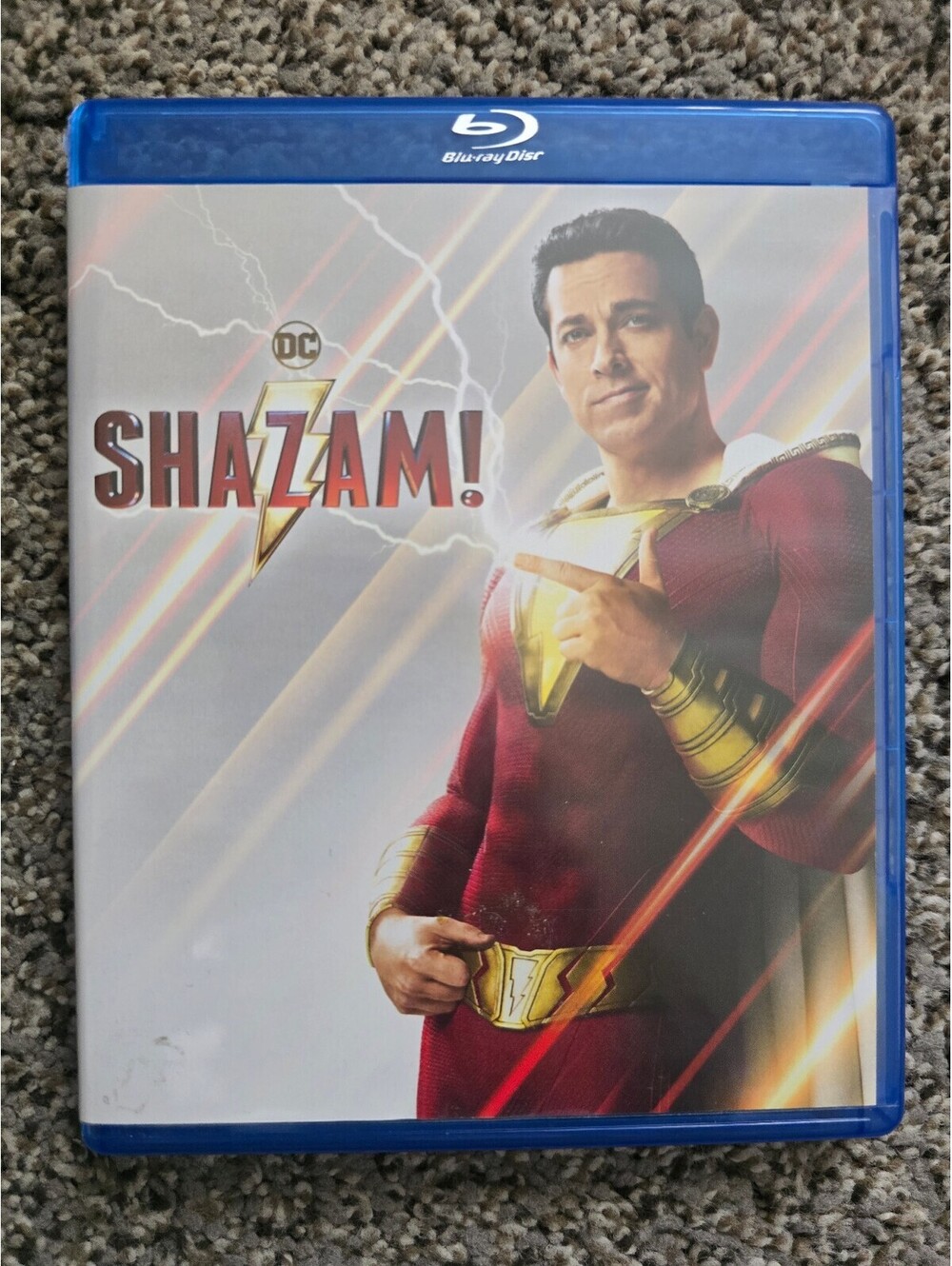 Shazam Blu-ray DVD Combo DC Comics Superhero Movie Zachary Levi 2019